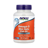 NOW Foods, Omega-3 Mini Gels Fish Oil, 180 Softgels