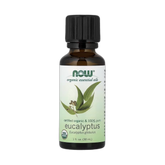 NOW Foods, Organic Essential Oils, Eucalyptus, 1 fl oz, 30 ml