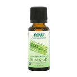 NOW Foods, Organic Essential Oils, Lemongrass, 1 fl oz, 30 ml