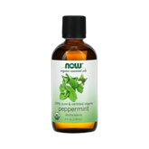NOW Foods, Organic Essential Oils, Peppermint, 4 fl oz, 118 ml