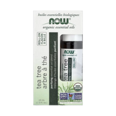 NOW Foods, Organic Essential Oils, Tea Tree Roll-On, 1/3 fl oz, 10 ml