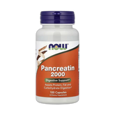NOW Foods, Pancreatin 2000, 100 Capsules