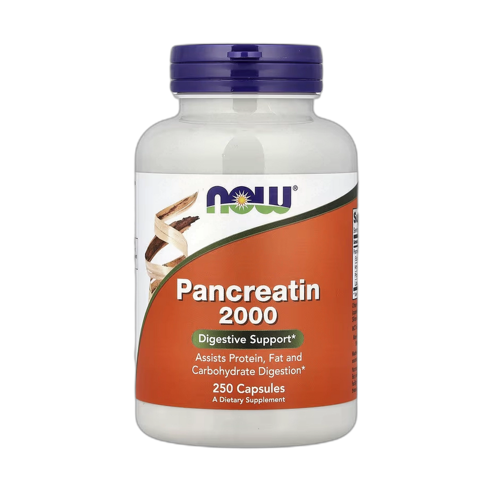 NOW Foods, Pancreatin 2000, 250 Capsules