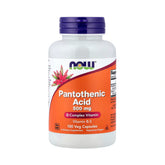 NOW Foods, Pantothenic Acid, 500 mg, 100 Veg Capsules