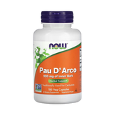 NOW Foods, Pau D'Arco, 500 mg, 100 Veg Capsules