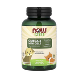 NOW Foods, Pets, Omega-3 Mini Gels, For Dogs/Cats, Fish, 150 Softgels, 3.74 oz, 106 g