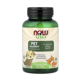 NOW Foods, Pets, Pet Allergy for Dogs/Cats, 75 Chewable Tablets