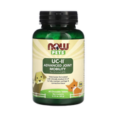 NOW Foods, Pets, UC-II Advanced Joint Mobility for Dogs/Cats, 60 Chewable Tablets, 2.12 oz, 60 g