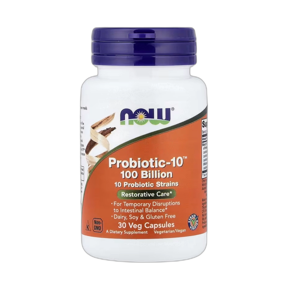 NOW Foods, Probiotic-10, 30 Veg Capsules