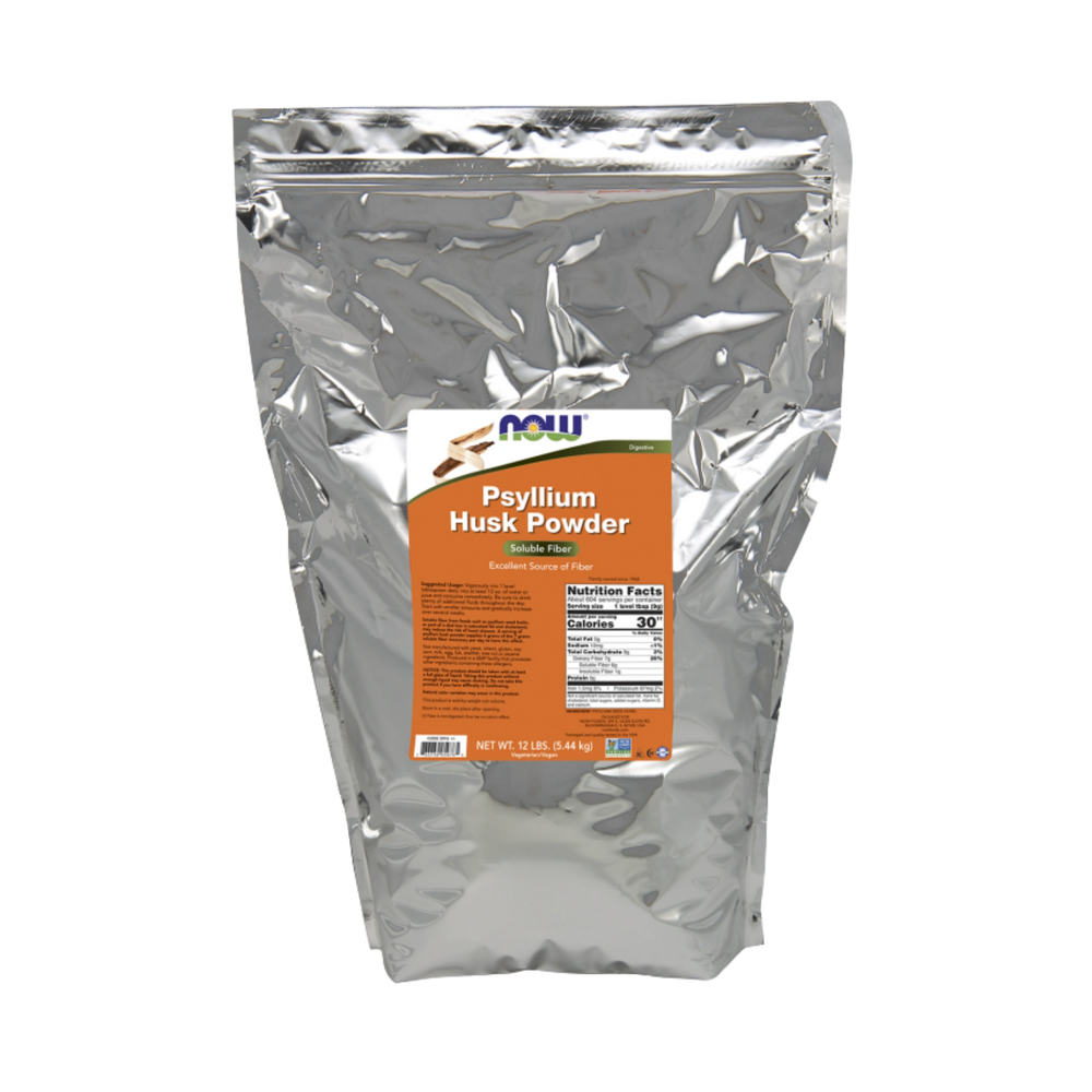 NOW Foods, Psyllium Husk Power, 12 lbs, 5.44 kg