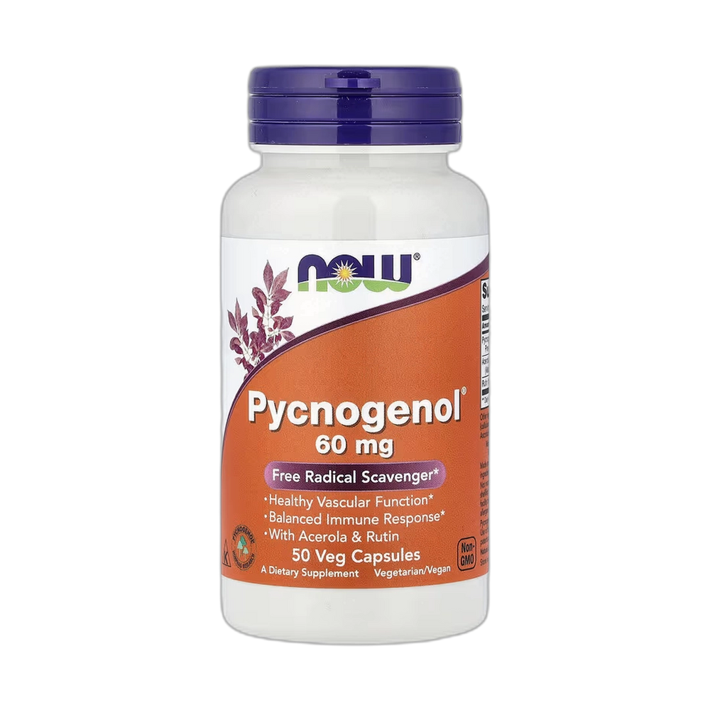 NOW Foods, Pycnogenol With Acerola & Rutin, 50 Veg Capsules