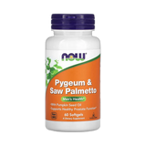 NOW Foods, Pygeum & Saw Palmetto, 60 Softgels