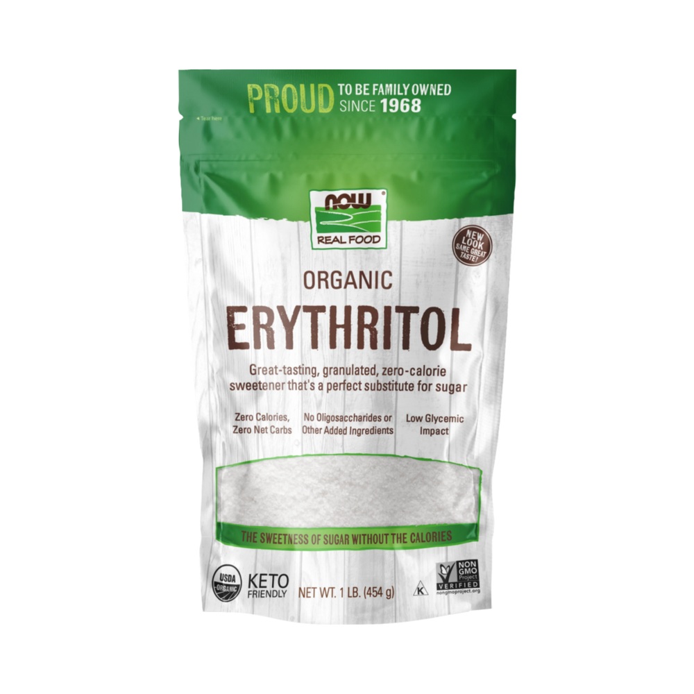NOW Foods, Real Food, Organic Erythritol, 1 Lb