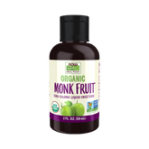 NOW Foods, Real Food, Organic Monk Fruit, Liquid Sweetener, 2 Fl Oz
