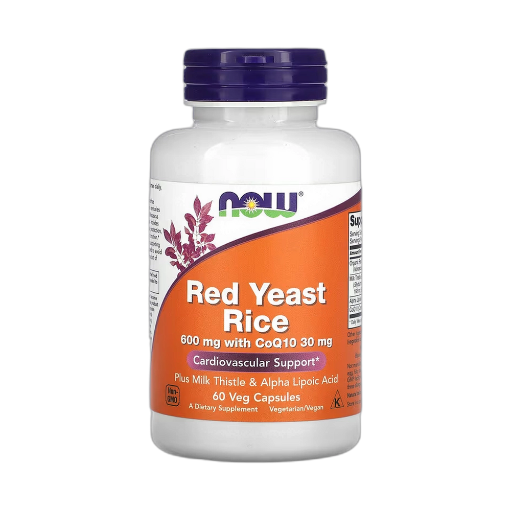 NOW Foods, Red Yeast Rice, 60 Veg Capsules