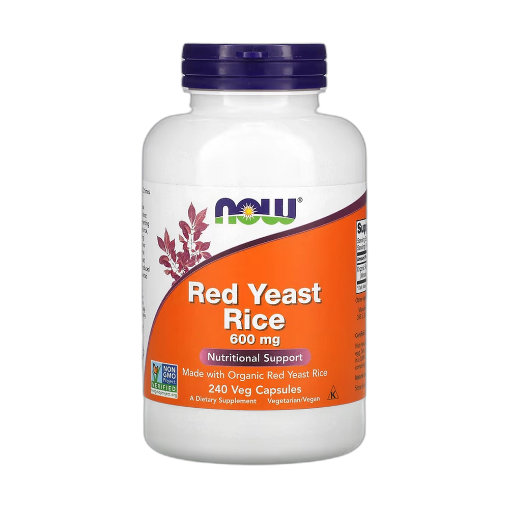 NOW Foods, Red Yeast Rice, 600 mg, 240 Veg Capsules