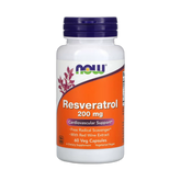 NOW Foods, Resveratrol, 200 mg, 60 Veg Capsules