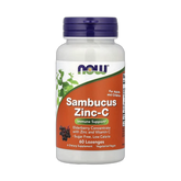NOW Foods, Sambucus Zinc-C, 60 Lozenges