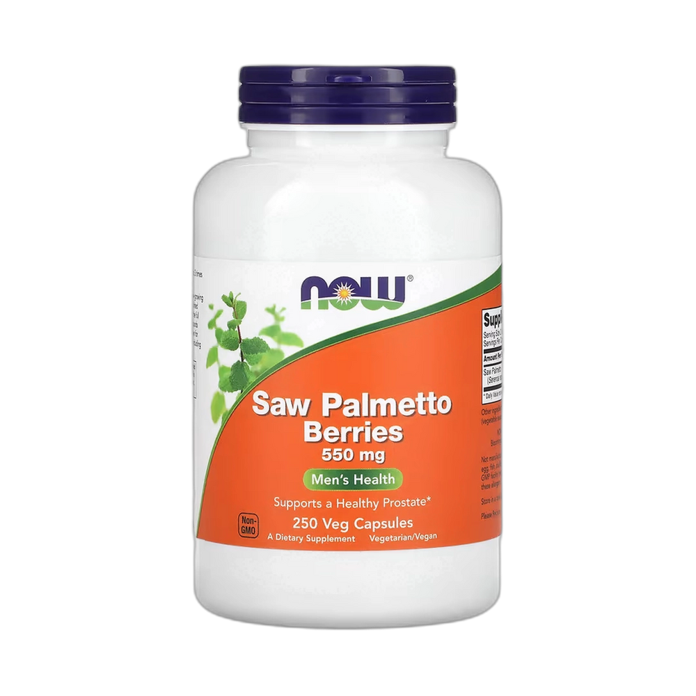 NOW Foods, Saw Palmetto Berries, 550 mg, 250 Veg Capsules