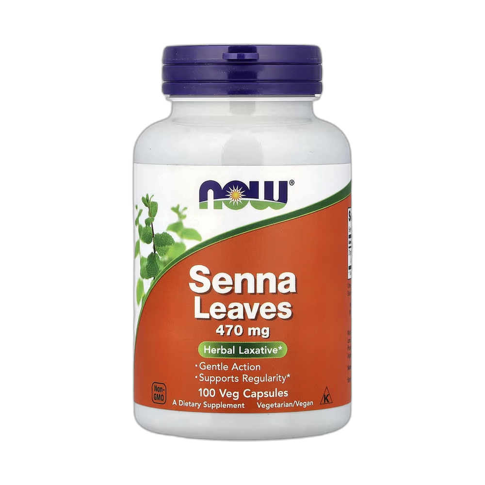 NOW Foods, Senna Leaves, 470 mg, 100 Veg Capsules