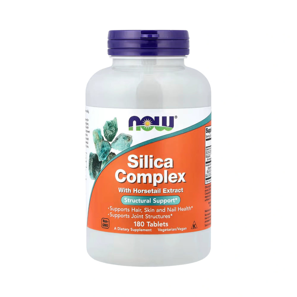 NOW Foods, Silica Complex with Horsetail Extract, 180 Tablets