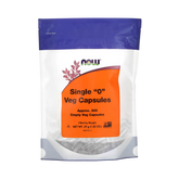 NOW Foods, Single "0" Veg Capsules, Approx. 300 Empty Veg Capsules, 1.02 oz, 29 g