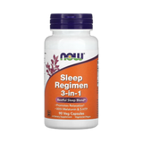 NOW Foods, Sleep Regimen 3-in-1, 90 Veg Capsules