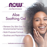 NOW Foods, Solutions, Aloe Soothing Gel, 8 fl oz, 237 ml