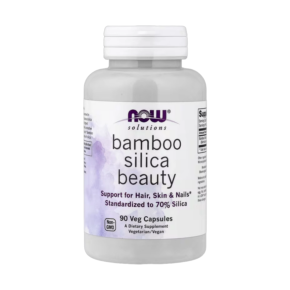 NOW Foods, Solutions, Bamboo Silica Beauty, 90 Veg Capsules