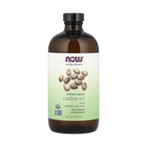 NOW Foods, Solutions, Certified Organic Castor Oil, 16 fl oz, 473 ml