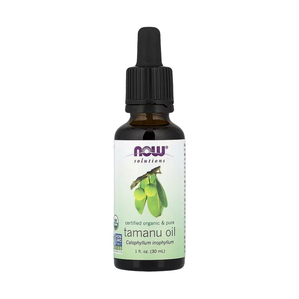 NOW Foods, Solutions, Certified Organic & Pure, Tamanu Oil, 1 fl oz, 30 ml