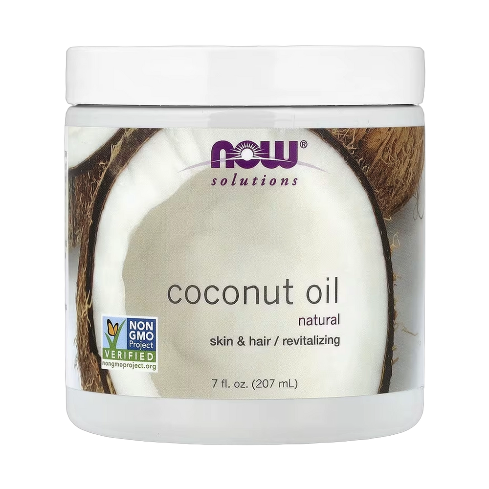 NOW Foods, Solutions, Coconut Oil, Natural, 7 fl oz, 207 ml