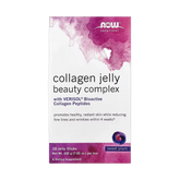 NOW Foods, Solutions, Collagen Jelly Beauty Complex, Sweet Plum, 10 Jelly Sticks, 0.705 oz (20 g) Each