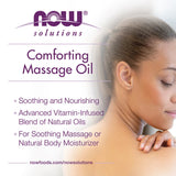 NOW Foods, Solutions, Comforting Massage Oil, 16 fl oz, 473 ml