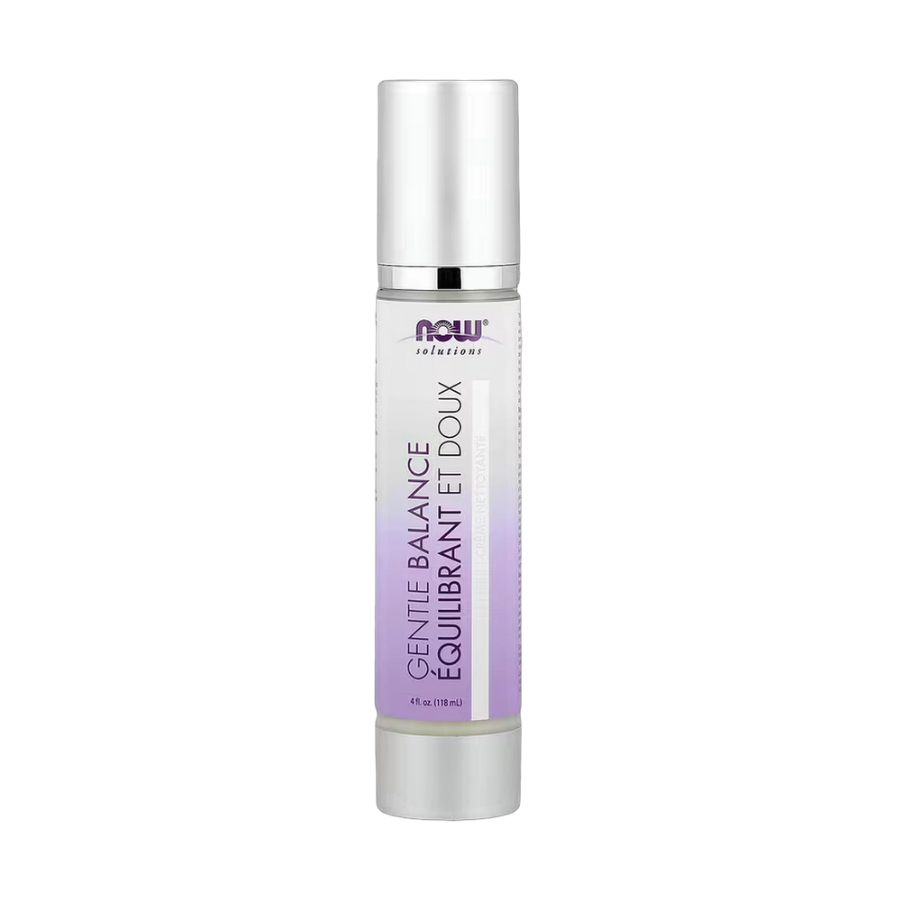 NOW Foods, Solutions, Gentle Balance Cream Cleanser, 4 fl oz, 118 ml