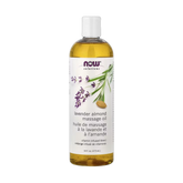 NOW Foods, Solutions, Lavender Almond Massage Oil, 16 fl oz, 473 ml