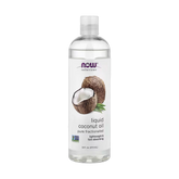 NOW Foods, Solutions, Liquid Coconut Oil, Pure Fractionated, 16 fl oz, 473 ml