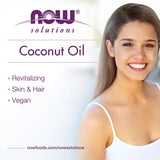 NOW Foods, Solutions, Liquid Coconut Oil, Pure Fractionated, 16 fl oz, 473 ml