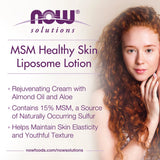 NOW Foods, Solutions, MSM Healthy Skin, Liposome Lotion, 8 fl oz, 237 ml