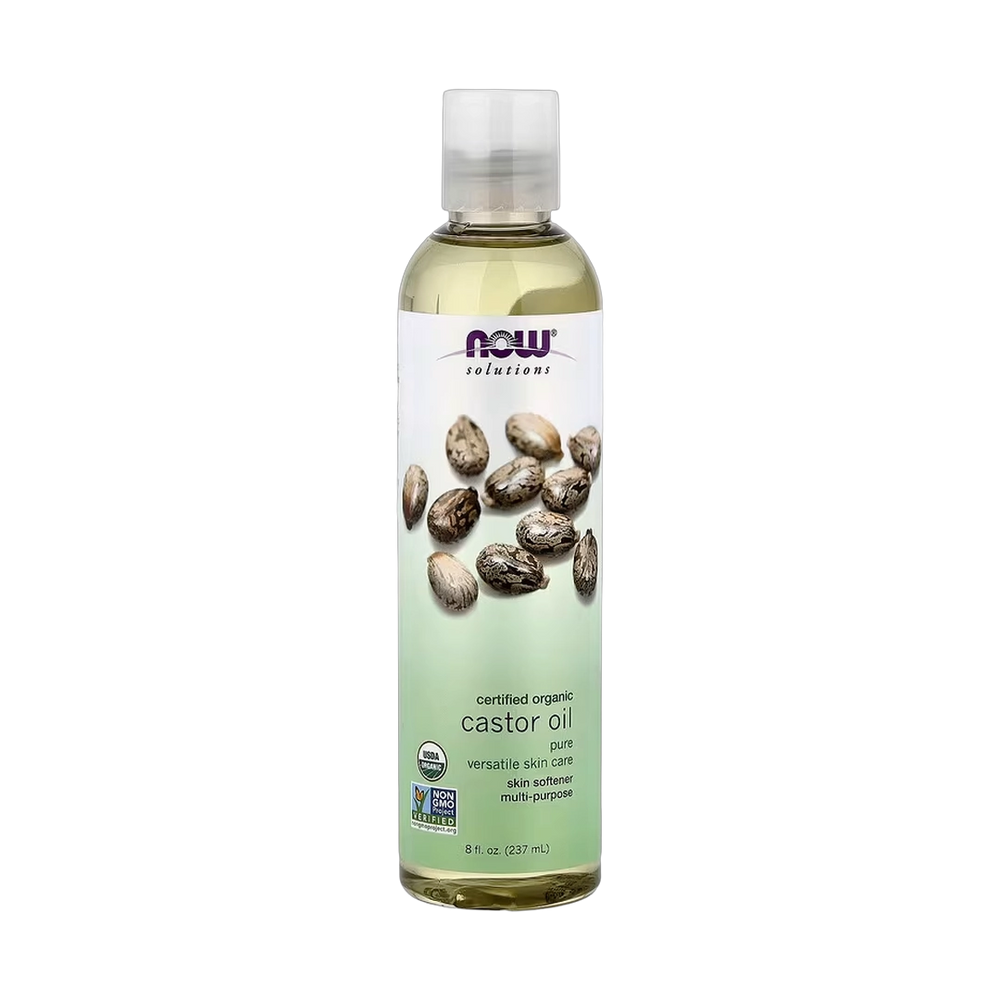 NOW Foods, Solutions, Organic Castor Oil, 8 fl oz, 237 ml