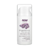 NOW Foods, Solutions, Progesterone from Wild Yam, Balancing Skin Cream, Calming Lavender, 3 oz, 85 g