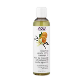NOW Foods, Solutions, Refreshing Massage Oil, Vanilla Citrus, 8 fl oz, 237 ml