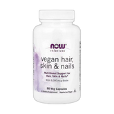 NOW Foods, Solutions, Vegan Hair, Skin & Nails, 90 Veg Capsules