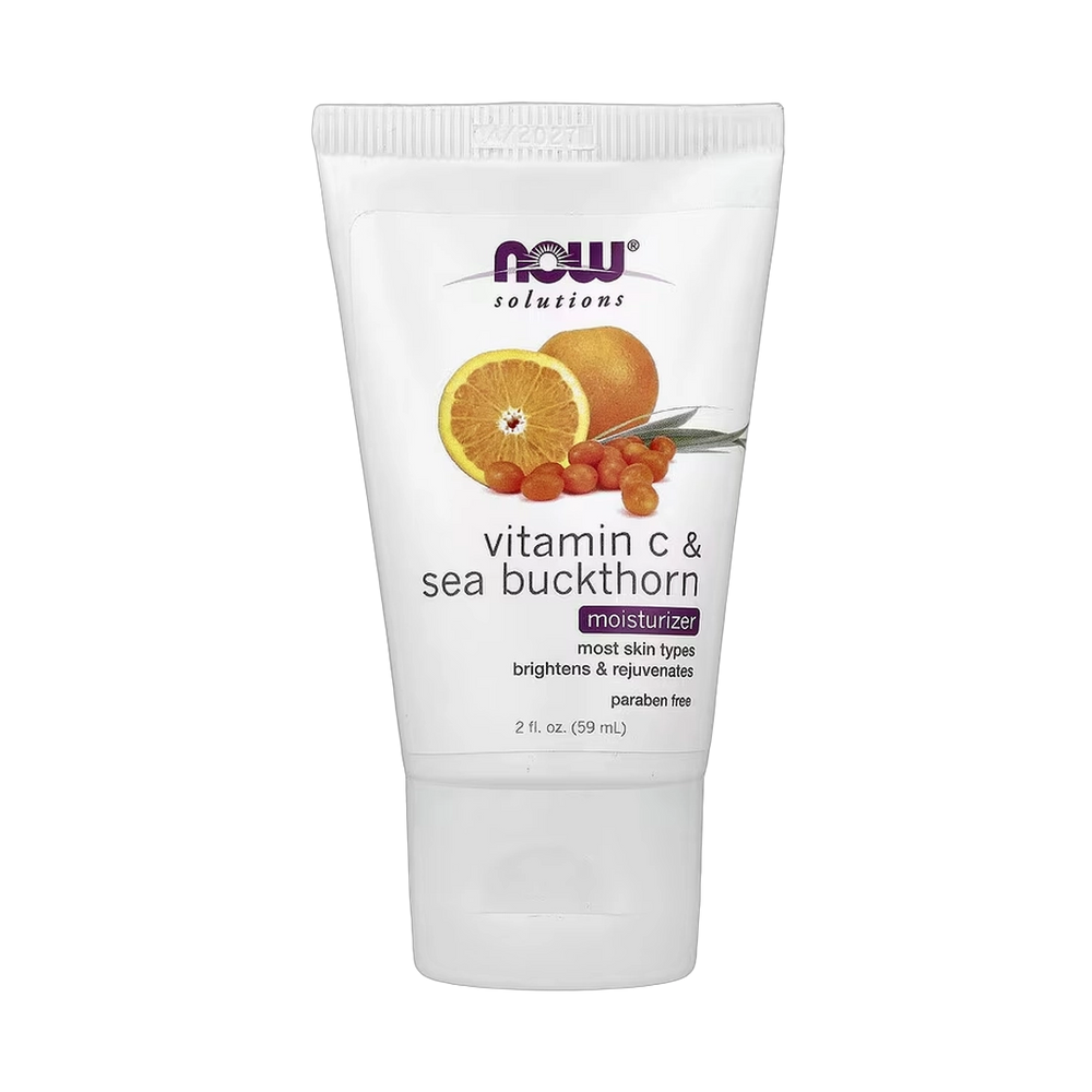 NOW Foods, Solutions, Vitamin C & Sea Buckthorn Moisturizer, 2 fl oz, 59 ml