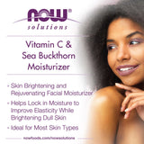 NOW Foods, Solutions, Vitamin C & Sea Buckthorn Moisturizer, 2 fl oz, 59 ml