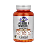 NOW Foods, Sports, Arginine & Ornithine, 100 Veg Capsules