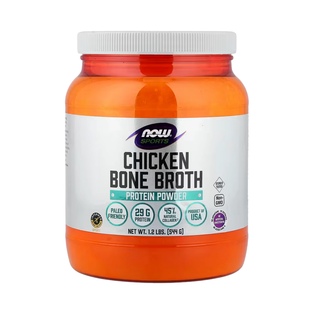 NOW Foods, Sports, Chicken Bone Broth Protein Powder, 1.2 lbs, 544 g