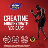NOW Foods, Sports, Creatine Monohydrate, 120 Veg Capsules