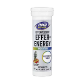 NOW Foods, Sports, Effer-Energy Effervescent, Tropical Punch, 10 Tablets, 1.83 oz, 52 g