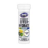 NOW Foods, Sports, Effer-Hydrate, Lemon Lime, 10 Tablets, 1.8 oz, 51 g